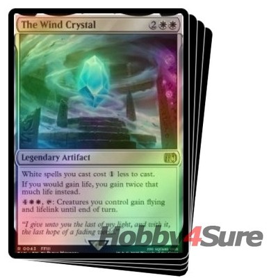 Foil The Wind Crystal X4 M/NM Magic: The Gathering MTG Final