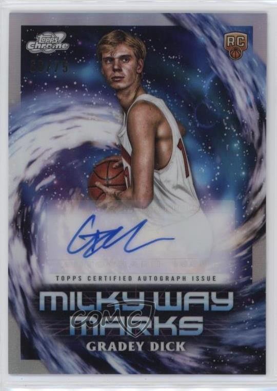 2023-24 Topps Cosmic Chrome Milky Way Marks 60/75 Gradey Dick #MWM-GD Auto 10yl