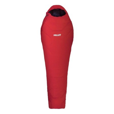 Schlafsack für Erwachsene, Unisex, rot (neues Logo), normal Millet Baikal
