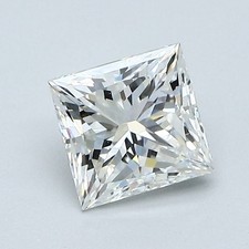 Cert. GIA Princess Cut 1 CT Natural Mined Diamond Loose I color VVS1 clarity 3700.00 per carat