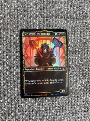 Mr. Orfeo The Boulder Magic The Gathering 320 SNC Uncommon Foil