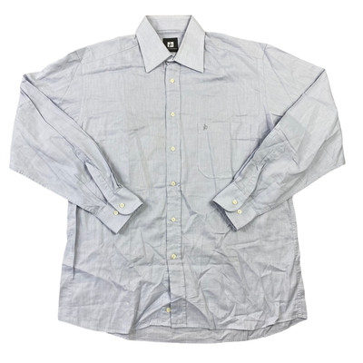 Di Roccobarocco Blue Shirt Regular Long Sleeve Mens Medium (40 - 15 3/4)