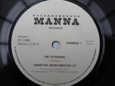 Martin John Nicholls Bread Of Life 7'' Manna MANNA1 VG 1986