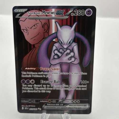 Team Rockets Mewtwo EX 213/182 Destined Rivals Full Art