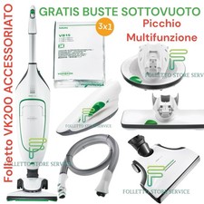 FOLLETTO VK200 VORWERK COMPLETO SOTTOVUOTO PICCHIO PB440 BATTITAPPETO EB400