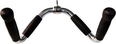 Lat Cable Machine Attachment Curl Pulldown Barbell Revolving Bar Multi-Exerciser
