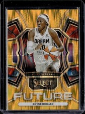 2024 Select WNBA #11 Rhyne Howard Future Gold Flash Prizm /10 Dream (59C)