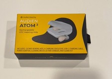 Audien Hearing ATOM 2 Rechargeable OTC Hearing Aids  Accessories, Amplifier
