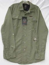 NEW ! Wrangler long sleeve regular fit lightweight ATG shirt men's size medium