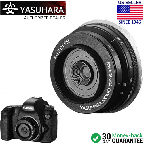 Yasuhara MOMO 100 43mm f/6.4 Soft Focus Pancake Lens f/ Canon EF Mount Camera 