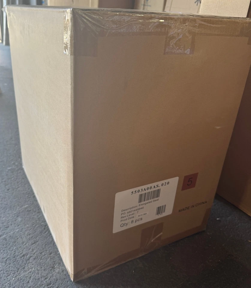 Коробка из 8 удлиненных быстро закрывающихся креплений сиденья унитаза американского стандарта 5503A00AS.020 - Изображение 3 из 4