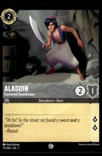 Disney Lorcana The First Chapter #171/204 Aladdin - Cornered Swordsman Non-Foil