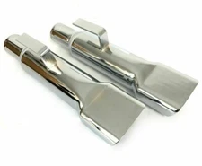Fits 1968-70 Mopar Super Bee Coronet R/T Chrome Exhaust Tips Extensions -Correct