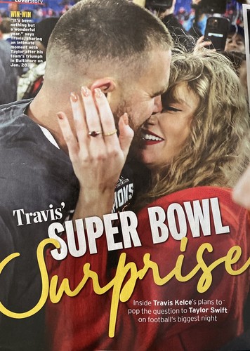 In Touch Magazine February 19, 2024 Taylor Swift And Travis Super Bowl Proposal - Picture 2 of 7