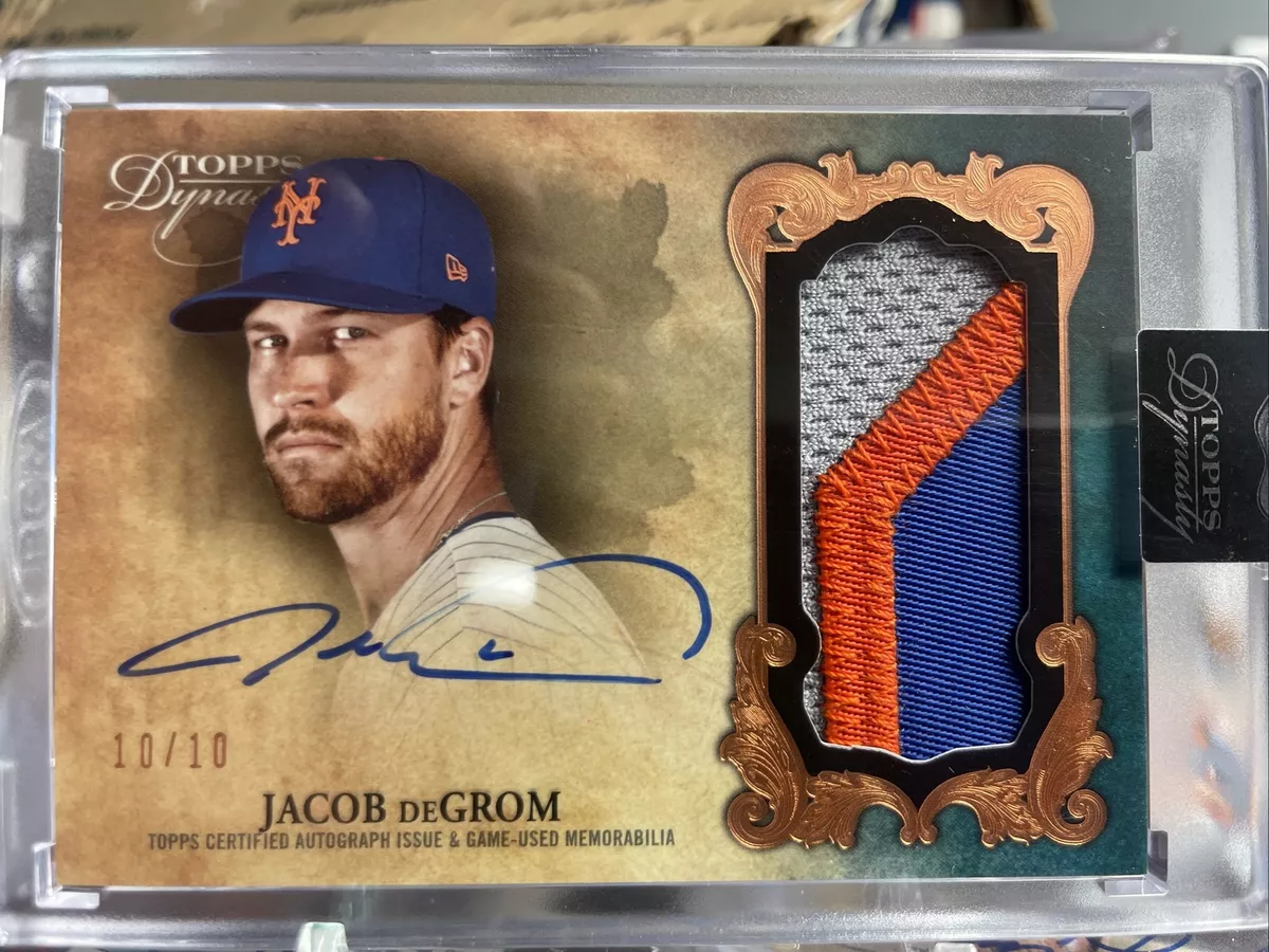 2021 topps dynasty jacob degrom 10/10