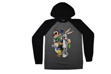 Looney Tunes Youth Boys Bugs Bunny, Porky Pig, Daffy Duck, Tweety Hoodie New M
