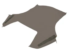 Fit: Ford Mustang Soft Top, TOP ONLY, 1991-93 Parchment Pinpoint Vinyl