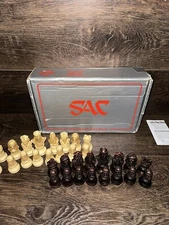 SAC Studio Anne Carlton Richard The Lionheart Chess Set W/ Original Box No Board