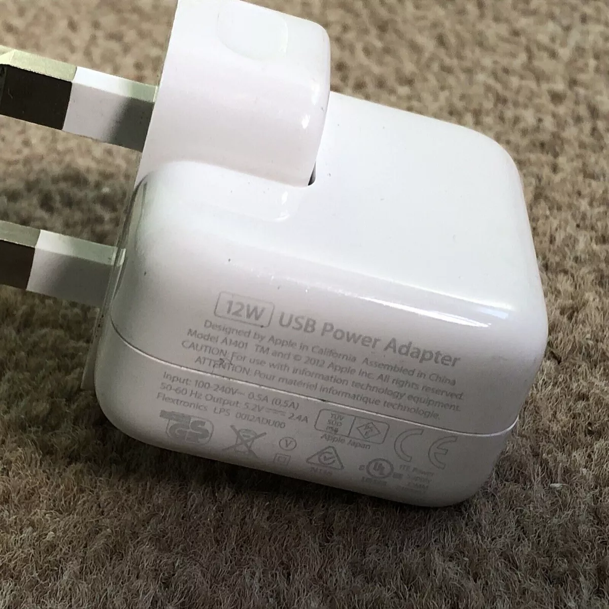 Apple on sale 12w adapter