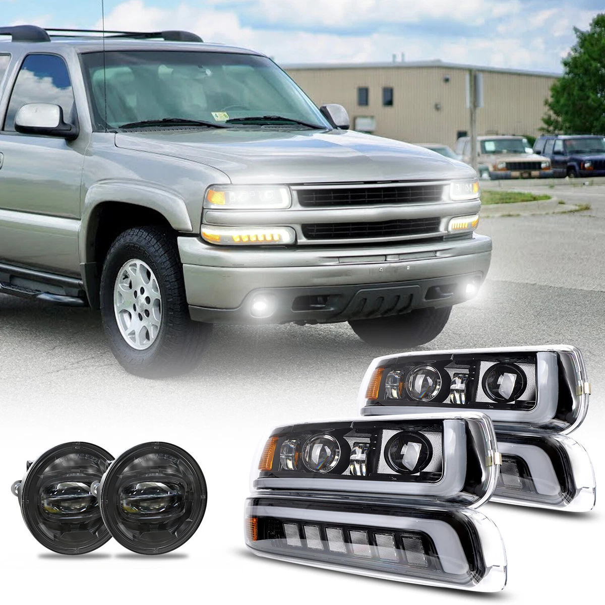 2003 chevy tahoe led headlights deals