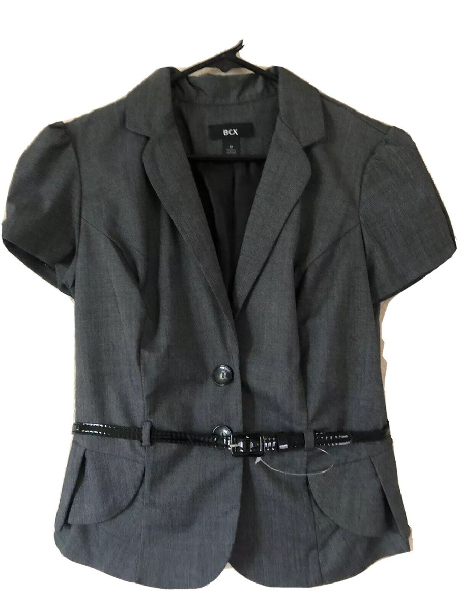 *** NWT BCX Short Sleeves Jacket With Belt Size Medium ***