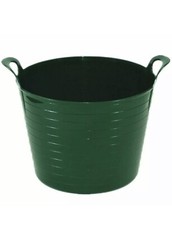42Litre Large FlexiTub BUCKET HOME Garden Flexible Storage Colour Bucket  Green