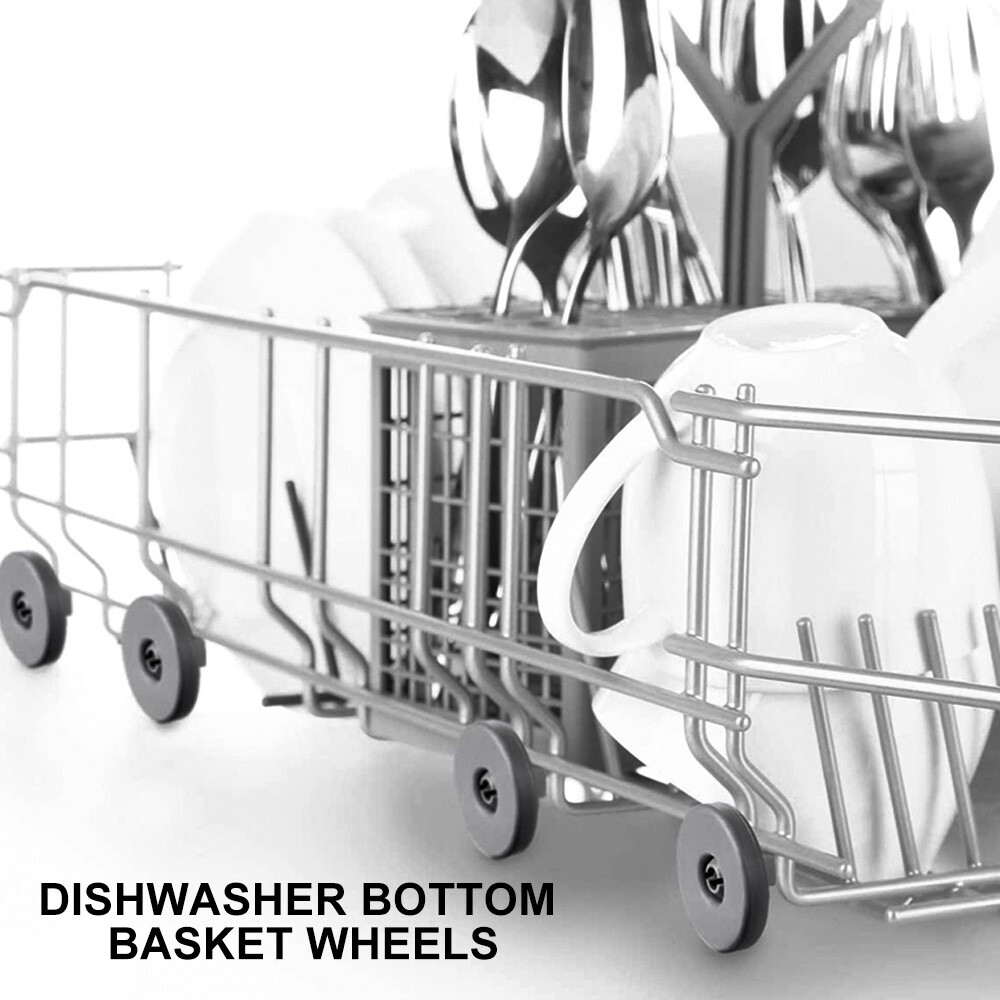 8PCS/Set Dishwasher Lower Basket Wheel For Dishlex Electrolux DX203SK