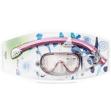 IST CCSJ101101 Kids Single Lens Mask  Semi-Dry Top Snorkel Set
