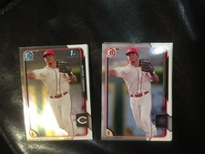 2015 Bowman Draft #43 Blake Trahan 11 count 3 chrome 8 base lot Cincinnati Reds
