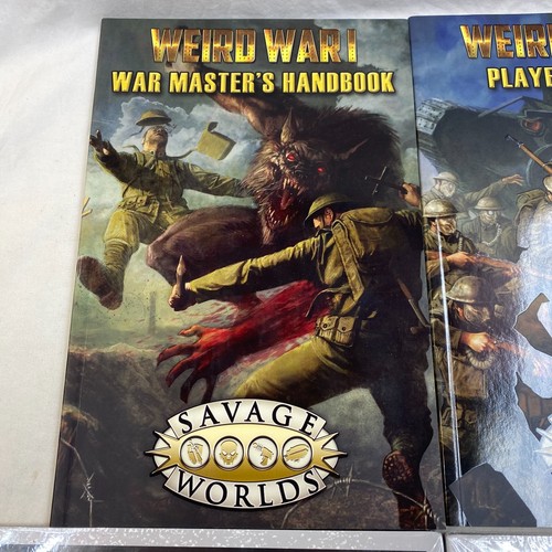 Weird war I RPG Book & Map Lot War Master's Handbook + Player's Guide NM - Bild 2 von 10