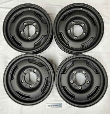 APIO WILDBOAR SR 15x6J -5 5x139.7 set of Wheels Jimny matte black