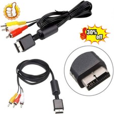 For Sony TV AV Cable PS1 Lead Composite Video Audio RCA