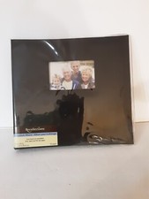 Recollections 12 x 12 Scrapbook Album 10 Pages. Black Textured Leather Look.