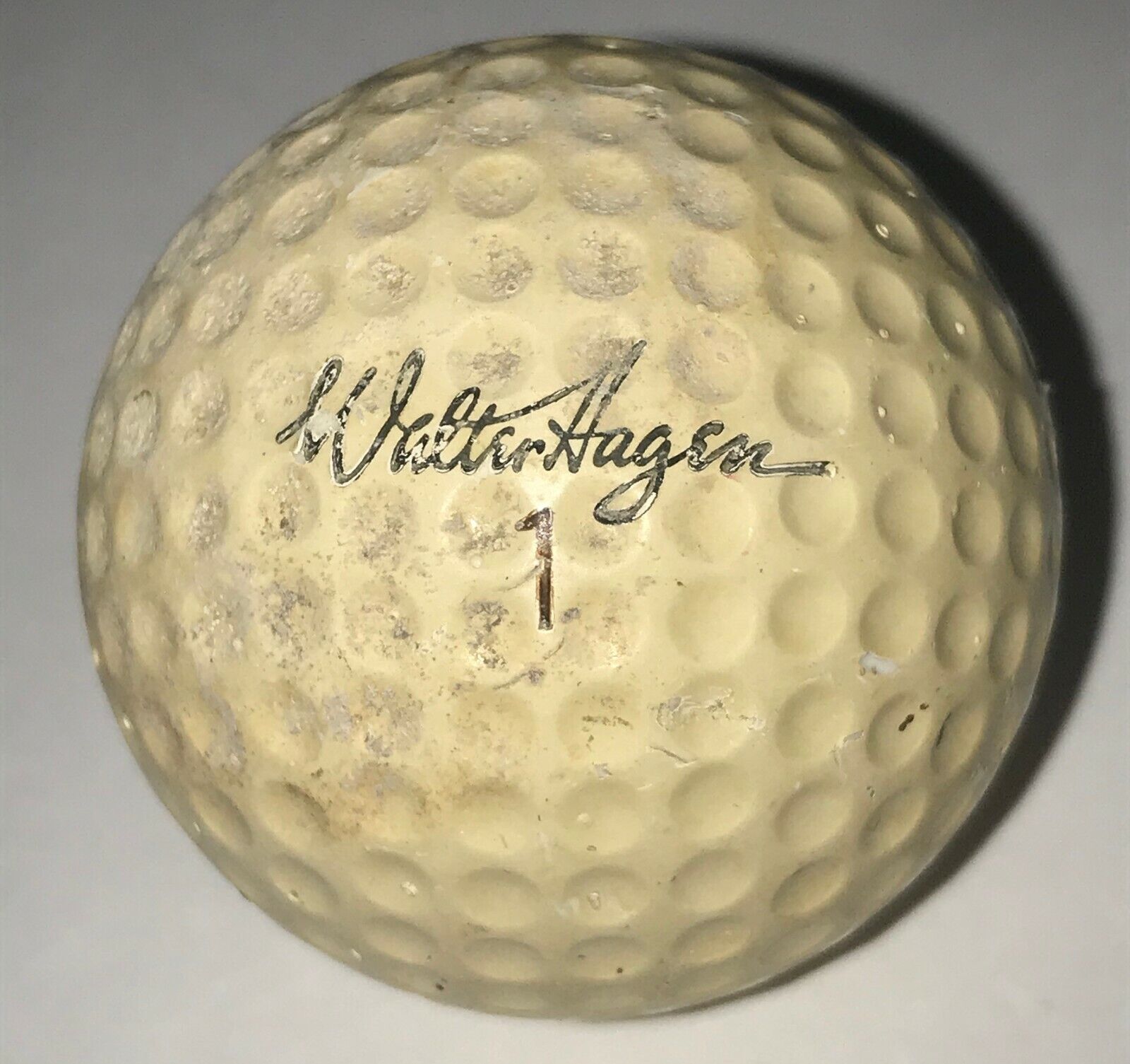 Vintage Walter Hagen The Haig 90 Ball online shop Signature #1 Golf B-3-10 Max 58% OFF