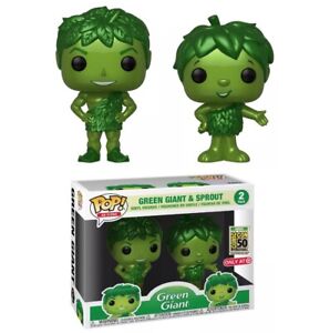 SDCC 2019 Funko & Target Exclusive: POP! Ad Icons - Green Giant & Sprout 2-Pack | eBay