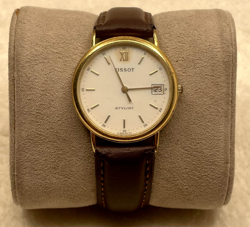 VINTAGE TISSOT STYLIST C290 HAND WATCH (95514) 7 JEWELS QUARTZ