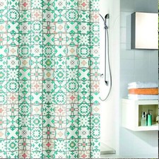 Kleine Wolke Duschvorhang  Ida Graffiti Bunt 180 x 200 cm Textil