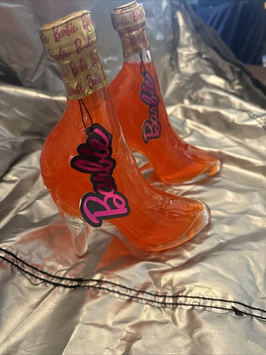 Barbie Erdbeere Bubbly Bellini Getränk Topper Glas Absatz Schuh 2er Set Neu Selten - Bild 6 von 11