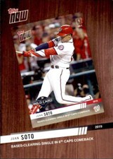 2020 Topps Best of Topps Now #BTN-3 Juan Soto Washington Nationals