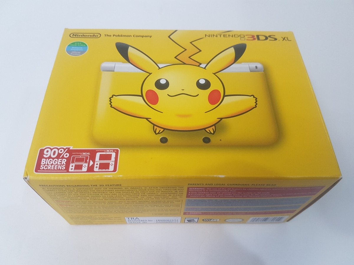 Nintendo 3DS XL: Pokemon Pikachu Yellow Edition Console [Brand New