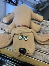 Vintage 1985 Pound Puppies Large Brown Dog 18" Stuffed Animal Plush