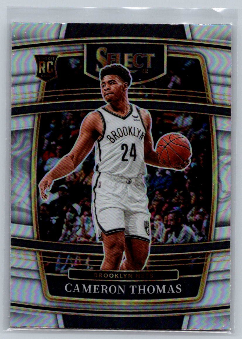 2021-22 Panini Select #21 Cameron Thomas Silver Prizms