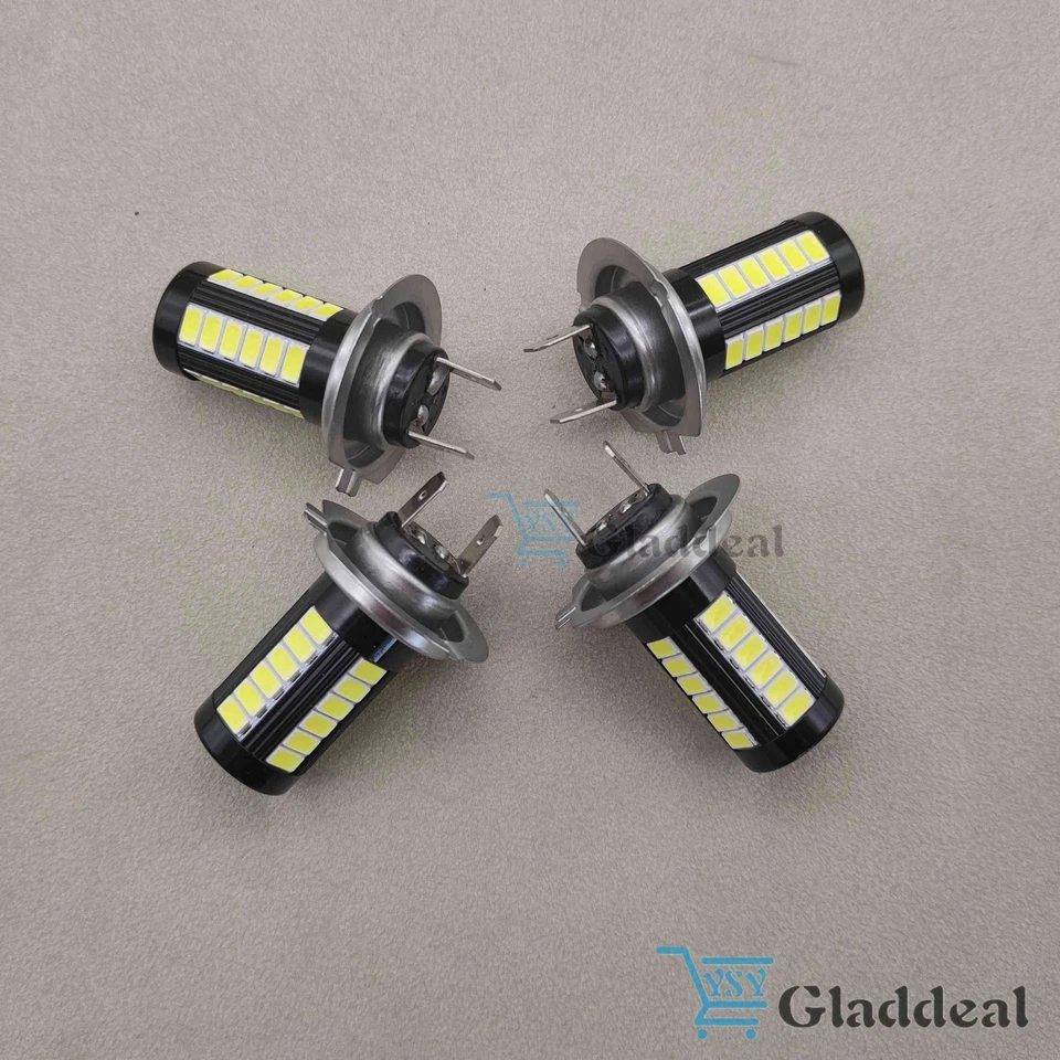 4x H7 Super Brillantes LED Faros Conversión Para Luz Alta Baja 6000K Blanco Foto 3 de 4