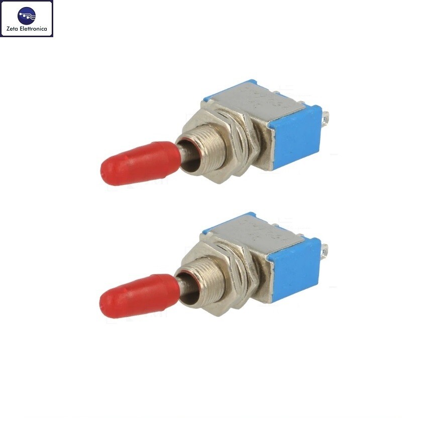 Switch Levetta Momentaneo Interruttore A Levetta Momentaneo ON-OFF-ON | Deviatore Commutatore Switch Per Progetti Elettrici Fai-da-te Interruttore Momentaneo On Off On - Foto 6