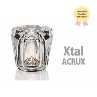 Xtal Acrux Crystal Acrux Cordless Table Lamp Ambientec Solid Glass