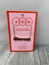 JZD Celebrating Latino Community Guerrera, Collana Catena Metallizzata Oro