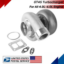 Universal Turbocharger Gt45 T4 V-band 1.05 Ar 98mm 4.0l-6.0l Engine 600-800hp A