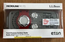 L.L. Bean Eton Microlink FR170 Crank Solar Radio Phone USB Charger  Flashlight
