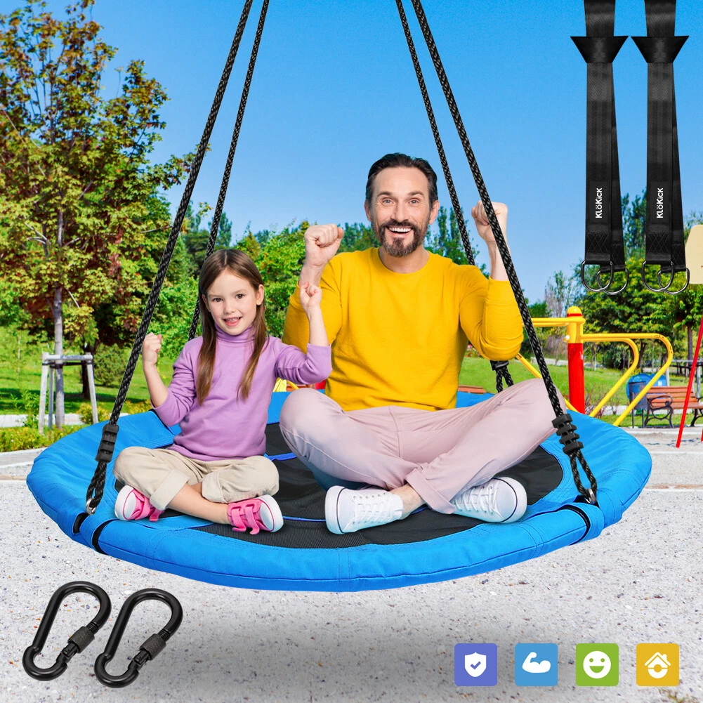 700Lbs Spinner Swing Kids Round Mat Swing Great for Tree Swing