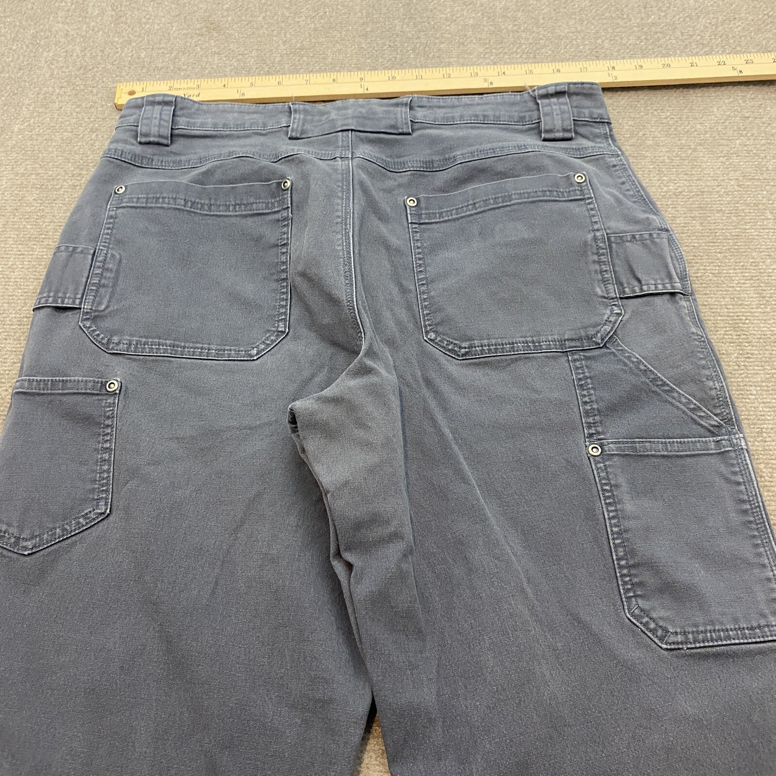 Duluth Pants Mens 35 Flex Fire Hose Carpenter Stretch Denim Workwear Size 35x29 eBay